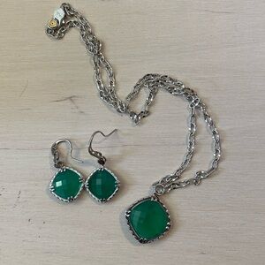tacori necklace and earring set